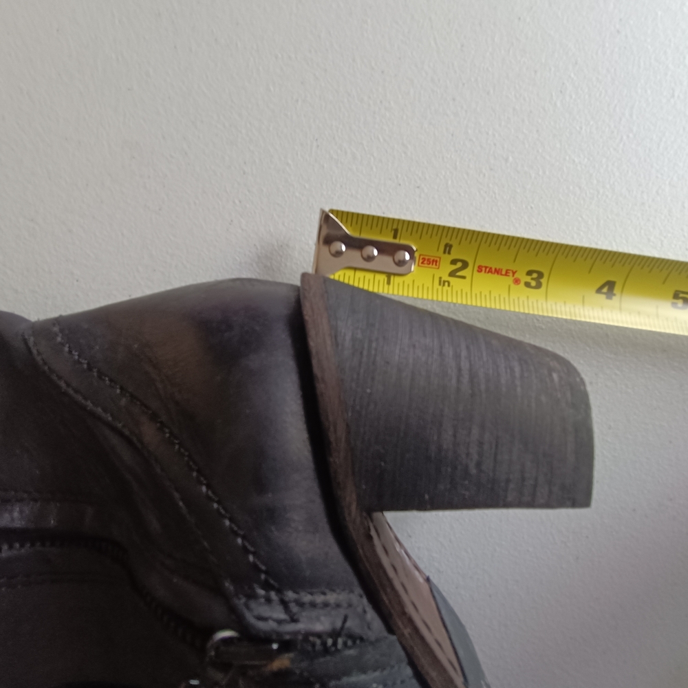 Modern Vintage Black Over the Knee Boots - Picture 12 of 15